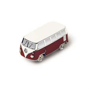 Køleskabsmagnet, VW T1 bus 3d rød