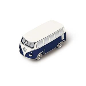 Køleskabsmagnet, VW T1 bus 3d blå
