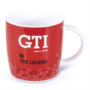 VW GTI kaffekop ''The Legend'' rød, 370 ml