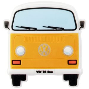 Køleskabsmagnet, VW t2 bus gul