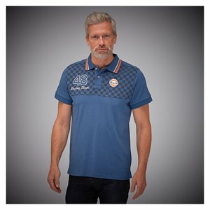 Gulf Racing Team Polo blå 3XL