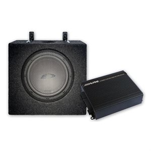 Alpine subwoofer & DSP system til eftermonteret radio