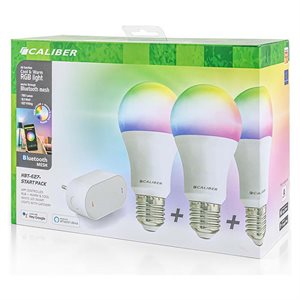 Caliber E27 Smart Home starterpack LED-pærer hvid/multi