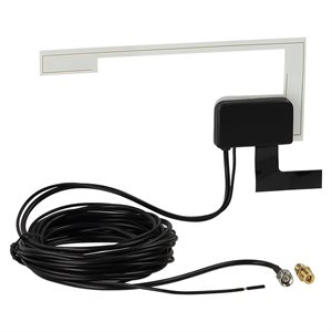 On-glass antenne DAB/DAB+ SAM(m)/SMB(f) 12V ekstern