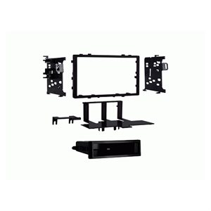 2-DIN radioramme m/lomme Acura/Honda/Isuzu sort