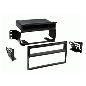 1-DIN radioramme m/lomme Nissan Juke/Tiida/Versa sort