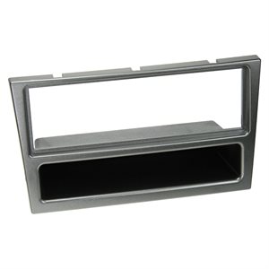 1-DIN radioramme m/lomme Opel Corsa C aluminium