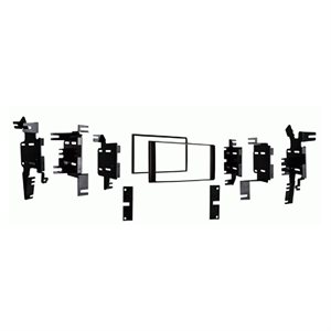 2-DIN radioramme Chevrolet/Nissan forsk. modeller sort