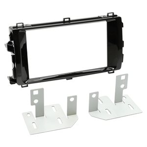 2-DIN radioramme Toyota Auris 01/13-08/15 piano sort
