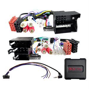 Ratbetj. Audi ISO/Mini ISO/Quadlock Multilead Amp-RCA