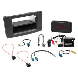 Komplet 2-DIN Kit m. rum Mercedes M-classe/GL-class