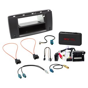 Komplet 2-DIN Kit m. rum Mercedes R-Klasse 2005-2010