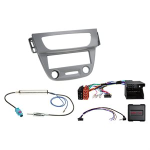 Komplet 1-DIN Kit Renault Megane(B/BZ)/Fluence(Z) grå