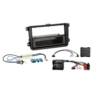 2-ISO kit m/lomme Seat/Skoda/VW  ratbetj./antenne ISO