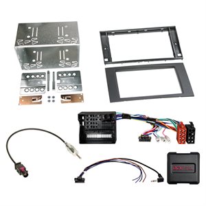 2-DIN kit Ford  sort ratbetj./CAN Bus/antenne Fakra