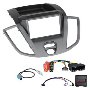 Komplet 2-DIN Kit m. rum Ford Transit V363 2014-2019