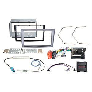 Komplet 2-DIN Kit Opel charcoal metallic