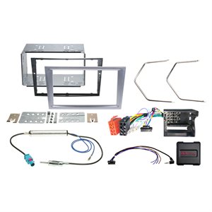Komplet 2-DIN Kit Opel matt chrome  CAN Bus