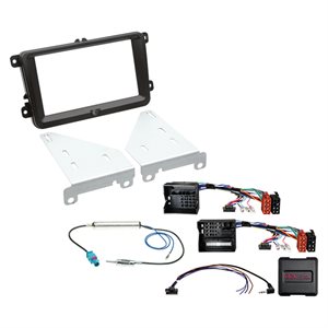 Komplet 2-DIN Kit Seat/Skoda/VW 40Pin/52Pin Quadlock