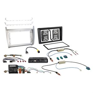 Komplet 9" Kit 1 VW Polo 04/2014-07/2017 sølv i-dapte