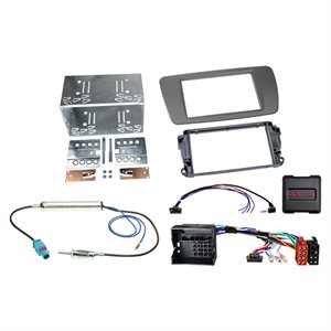 Komplet 2-DIN Kit Seat Ibiza 2008-2015 grå