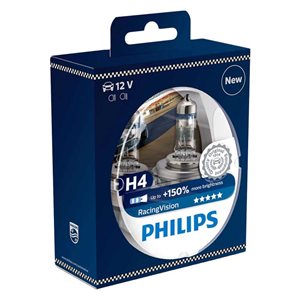 Philips h4 racing Vision 150% 2-pak