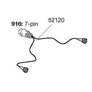 Thule ledningsnet u/lygte 943/918