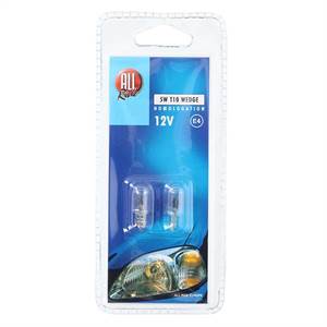 Bil lys, Allride, 12v, t10, 5w