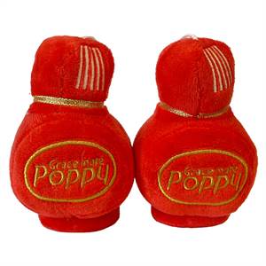 Poppy Plush rød 8x7cm. 2 stk.