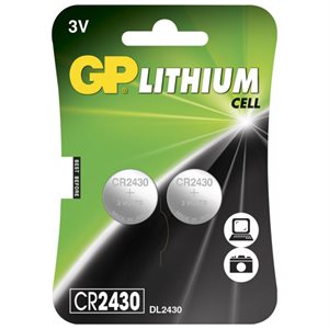 Gp lithium knapcelle batterier 3v cr2430