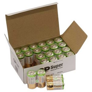 Gp lr14 - 24 stk. pakke batteri