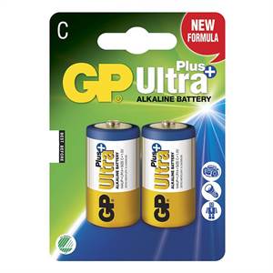Gp ultra plus LR14/C-cell batteri 2 stk.
