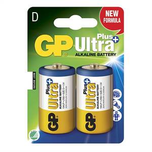 Gp ultra plus LR20/D-cell 2 stk. batterier