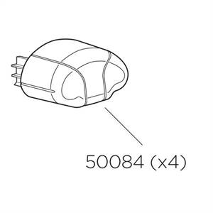 Thule 4 x plast endestykke til aero