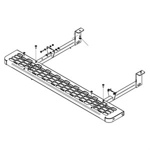 Beslag sidetrin kort - Transporter T5,T6,T6.1 06.2004-