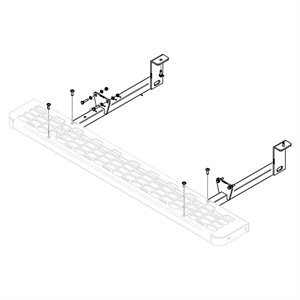 Beslag sidetrin Iveco Daily, 01/2022- kort Højre Side