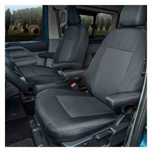 Sædeovertræk 1+1, 2 x armlæn Transit Custom,T7, 2024-