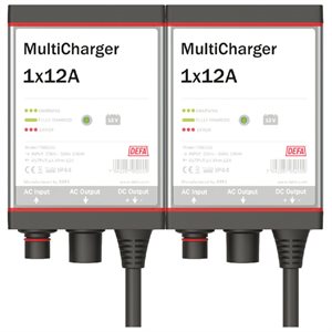 DEFA multicharger 12v 2x12a