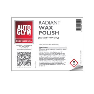 Label Autoglym Radiant Wax Polish
