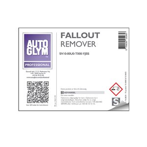 Label Autoglym Fallout Remover