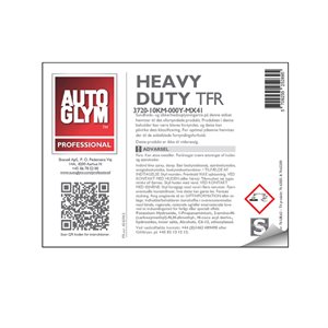 Label Autoglym Heavy Duty TFR