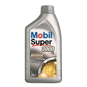 Mobil Super 3000 5W40 fuld syntetisk olie, 1 L