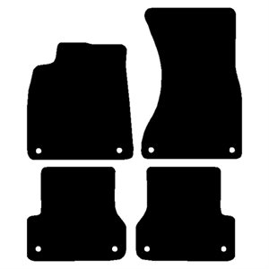 Velour måtter Audi A6 4d 2011-2018