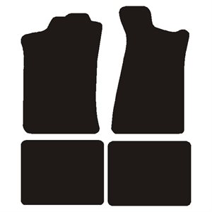 Velour måtter Audi 80 1983-1986