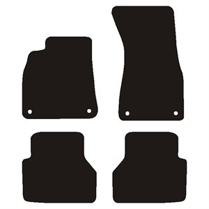 Velour måtter til Audi A6 (C8) 2018-