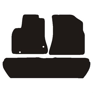 Velour måtter Citroen Berlingo 2013-