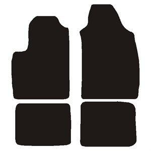 Velour måtter Fiat Panda 2003-2012