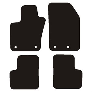 Velour måtter Fiat 500x 2014-