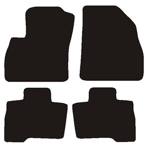 Velour måtter Fiat Fiorino Qubo 2014-