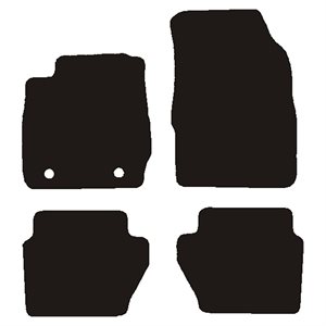 Velour måtter Ford Fiesta 2008-2011 - Drejelåse